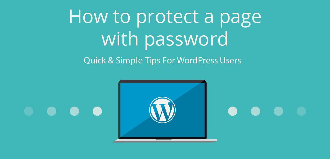 How to Protect a Page With Password